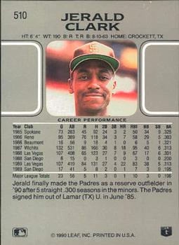 Jerald Clark  baseball card collectible - Main Image 2