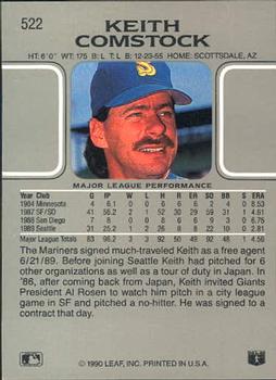 Keith Comstock  baseball card collectible - Main Image 2