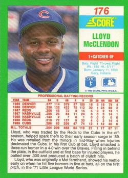 Lloyd McClendon  baseball card collectible - Main Image 2