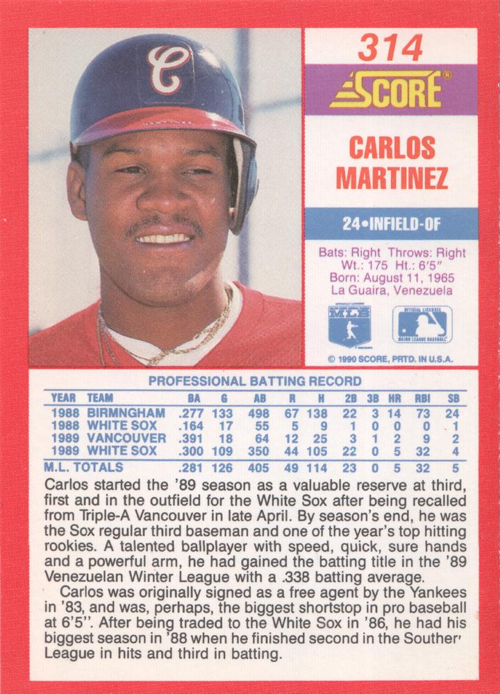 Carlos Martinez  baseball card collectible - Main Image 2