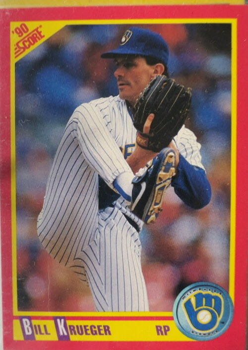 Bill Krueger  baseball card collectible - Main Image 3