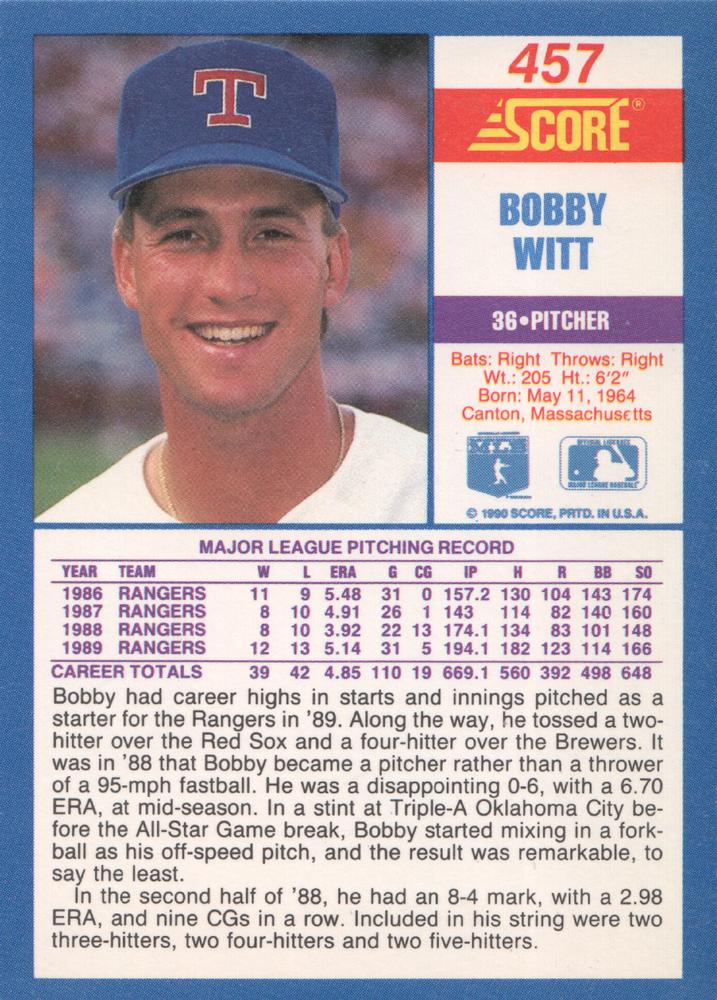 Bobby Witt  baseball card collectible - Main Image 2
