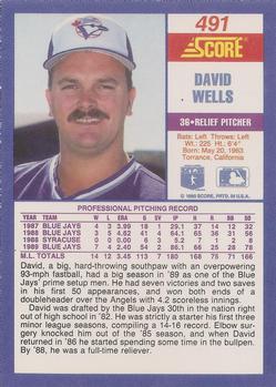 David Wells  baseball card collectible - Main Image 2