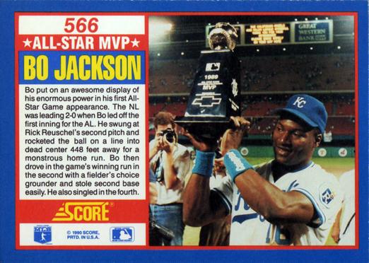 Bo Jackson  baseball card collectible - Main Image 2