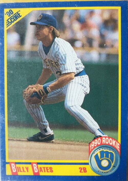 Billy Bates  baseball card collectible - Main Image 3