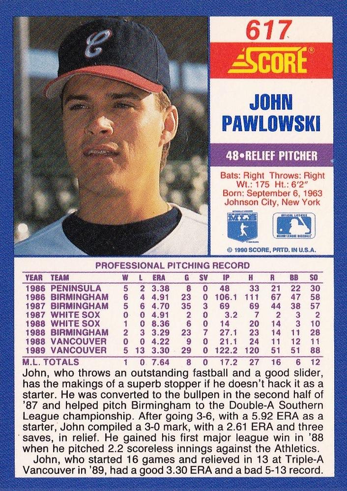 John Pawlowski  baseball card collectible - Main Image 2
