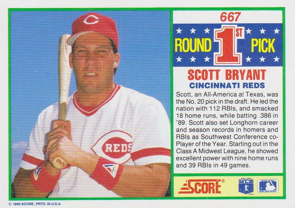 Scott Bryant  baseball card collectible - Main Image 2