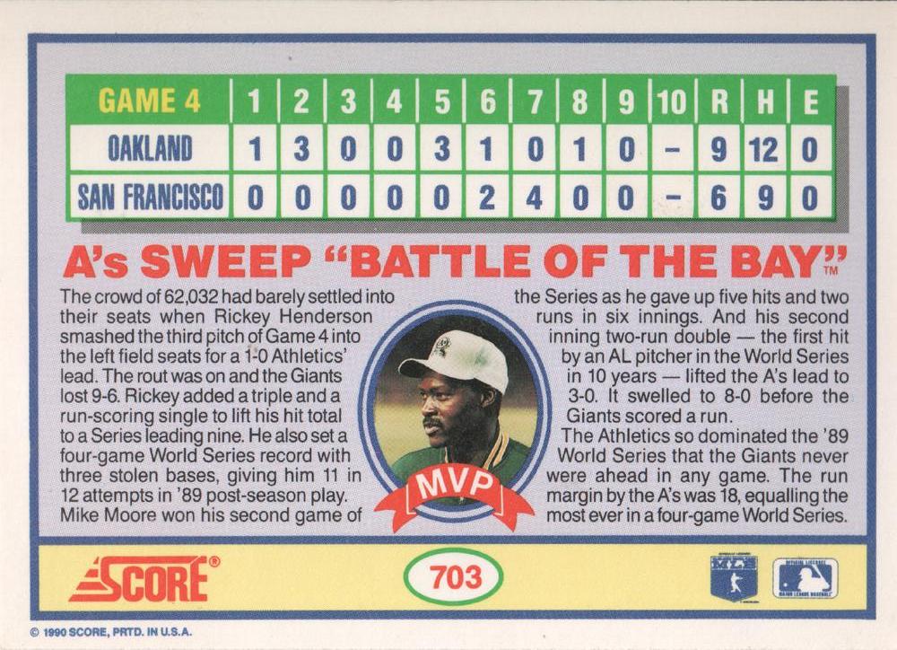 World Series Game 4  baseball card collectible - Main Image 2