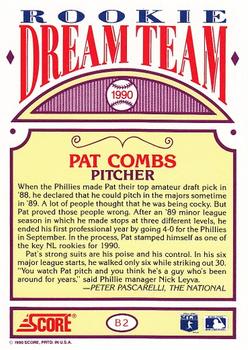 Pat Combs  baseball card collectible - Main Image 2