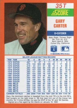 Gary Carter  baseball card collectible - Main Image 2