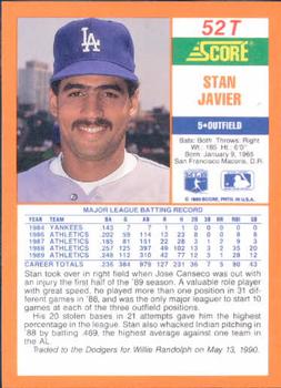 Stan Javier  baseball card collectible - Main Image 2