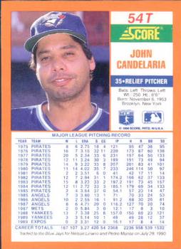 John Candelaria  baseball card collectible - Main Image 2