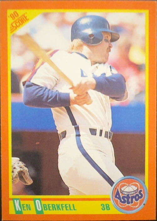 Ken Oberkfell  baseball card collectible - Main Image 3