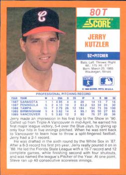 Jerry Kutzler  baseball card collectible - Main Image 2