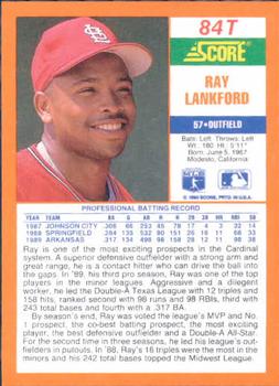 Ray Lankford  baseball card collectible - Main Image 2