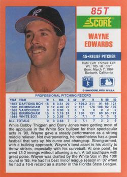 Wayne Edwards  baseball card collectible - Main Image 2