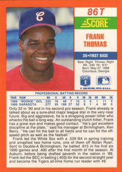 Frank Thomas  baseball card collectible - Main Image 2