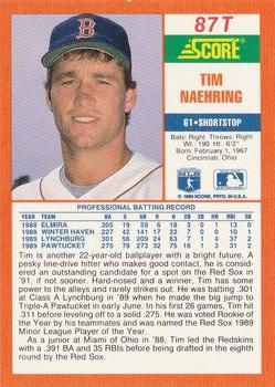 Tim Naehring  baseball card collectible - Main Image 2