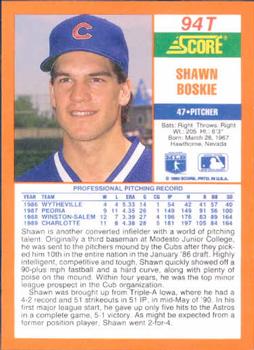 Shawn Boskie  baseball card collectible - Main Image 2