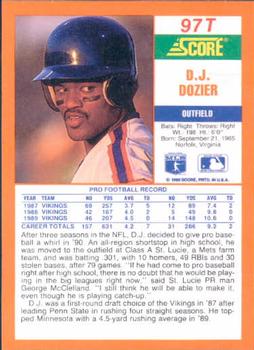 D.J. Dozier  baseball card collectible - Main Image 2