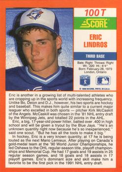 Eric Lindros  baseball card collectible - Main Image 2