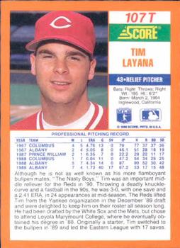 Tim Layana  baseball card collectible - Main Image 2