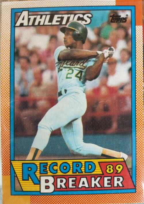 Rickey Henderson  baseball card collectible - Main Image 3