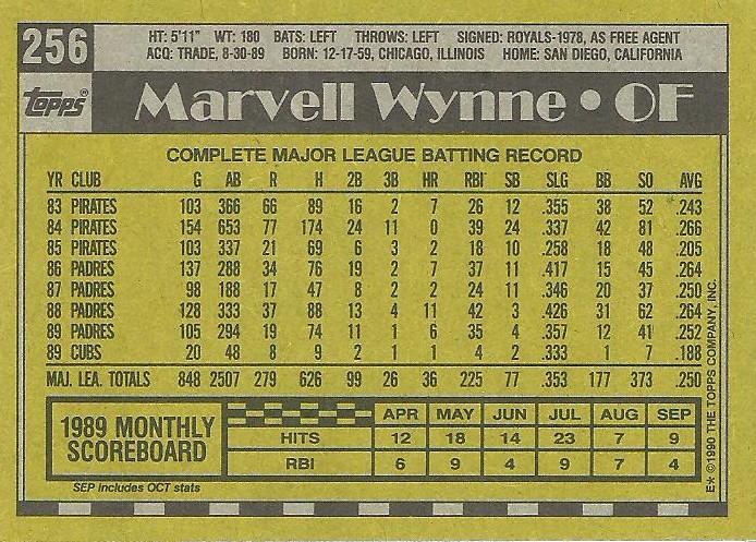 Marvell Wynne  baseball card collectible - Main Image 2