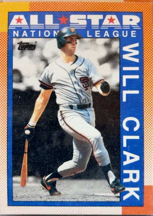 Will Clark  baseball card collectible - Main Image 3