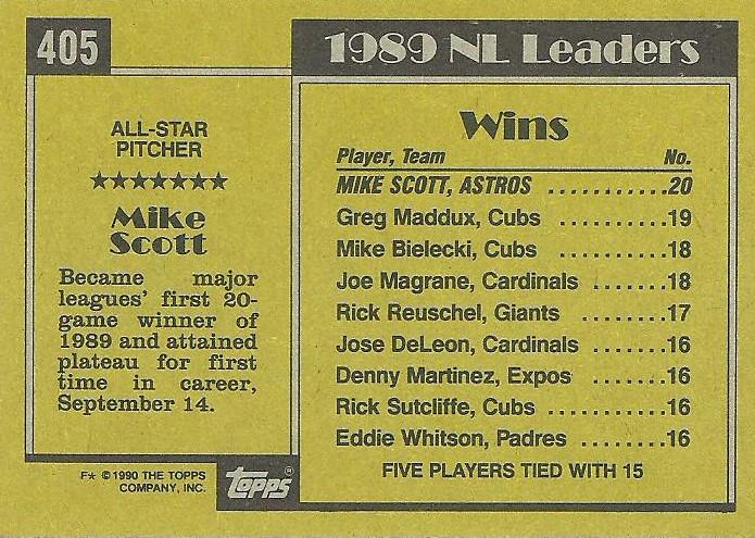 Mike Scott  baseball card collectible - Main Image 2
