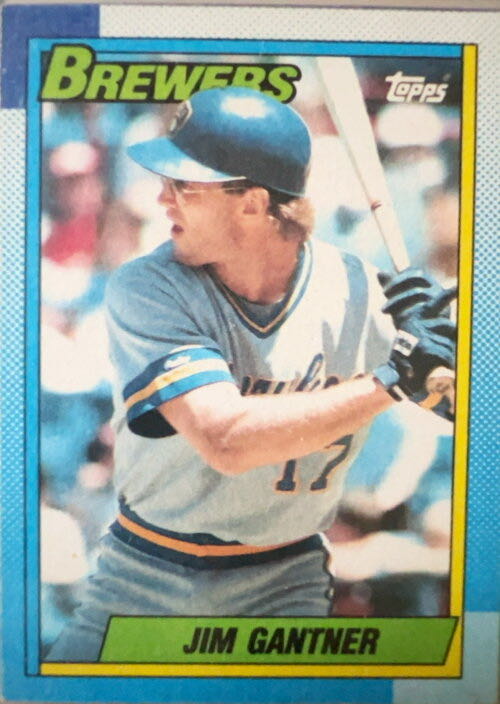 Jim Gantner  baseball card collectible - Main Image 3