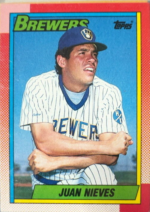 Juan Nieves  baseball card collectible - Main Image 3