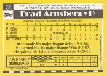 Brad Arnsberg  baseball card collectible - Main Image 2