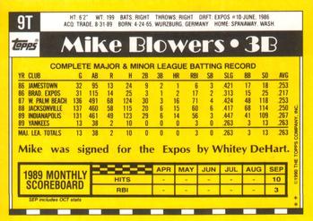 Mike Blowers  baseball card collectible - Main Image 2