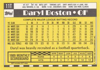 Daryl Boston  baseball card collectible - Main Image 2