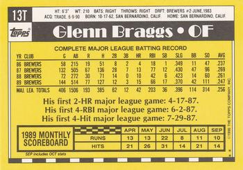 Glenn Braggs  baseball card collectible - Main Image 2