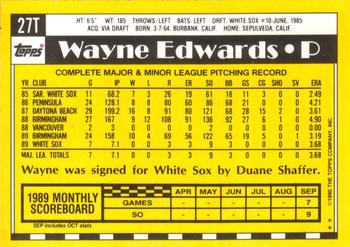 Wayne Edwards  baseball card collectible - Main Image 2