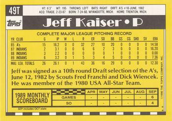 Jeff Kaiser  baseball card collectible - Main Image 2