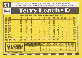 Terry Leach  baseball card collectible - Main Image 2