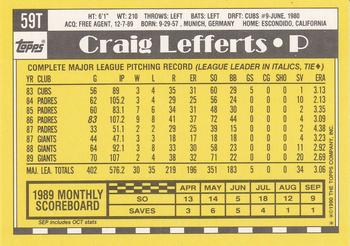 Craig Lefferts  baseball card collectible - Main Image 2