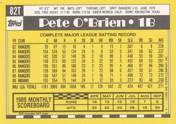 Pete O’Brien  baseball card collectible - Main Image 2