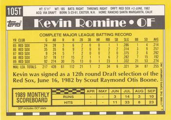 Kevin Romine  baseball card collectible - Main Image 2
