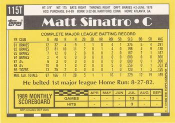 Matt Sinatro  baseball card collectible - Main Image 2