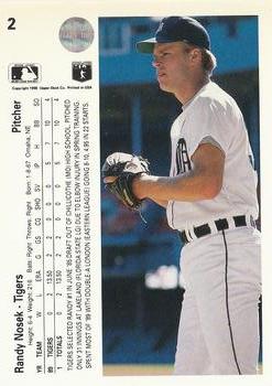 Randy Nosek  baseball card collectible - Main Image 2