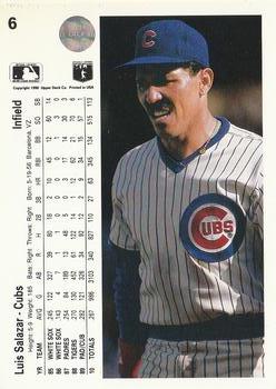 Luis Salazar  baseball card collectible - Main Image 2