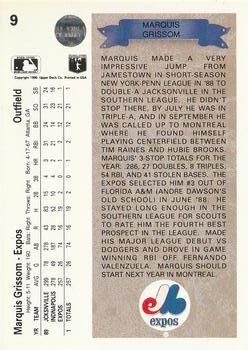 Marquis Grissom  baseball card collectible - Main Image 2