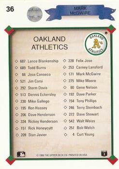 Mark McGwire  baseball card collectible - Main Image 2