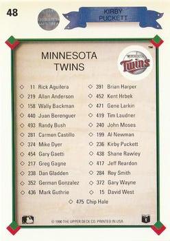 Kirby Puckett  baseball card collectible - Main Image 2