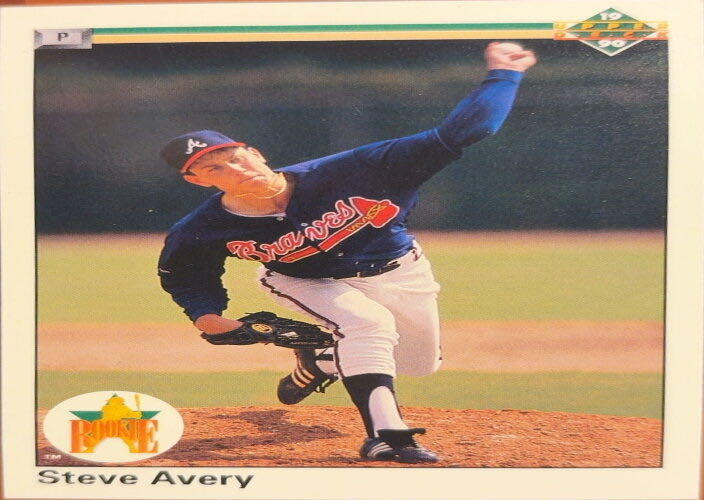 Steve Avery  baseball card collectible - Main Image 3