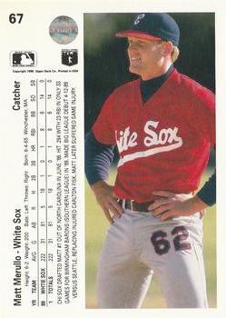 Matt Merullo  baseball card collectible - Main Image 2